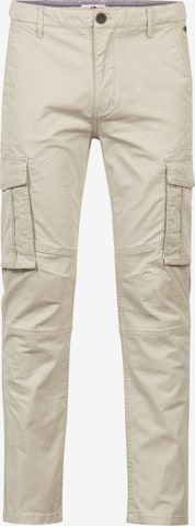 Pantalon cargo Petrol Industries en beige : devant