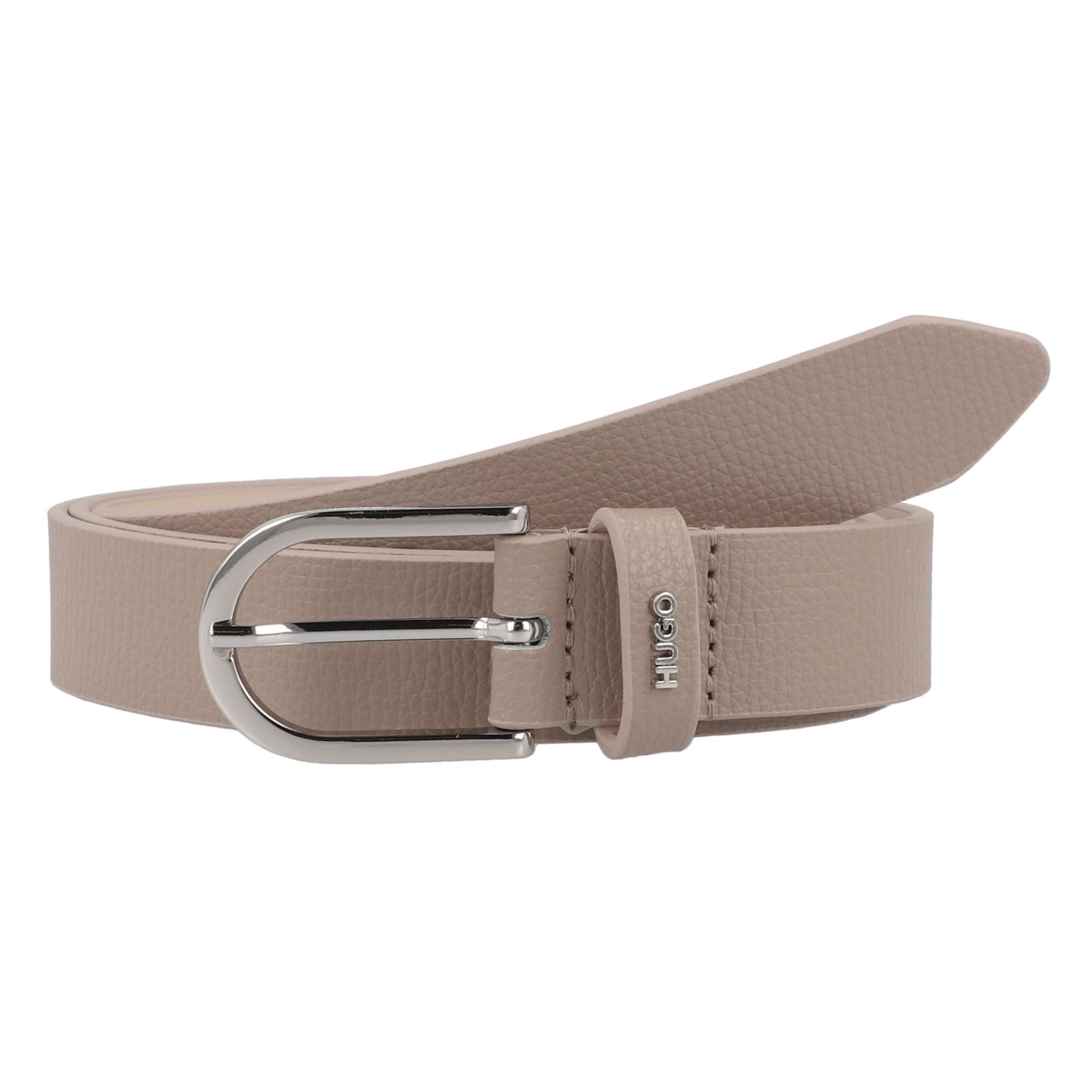 HUGO Belt 'Zoey' in Beige: front