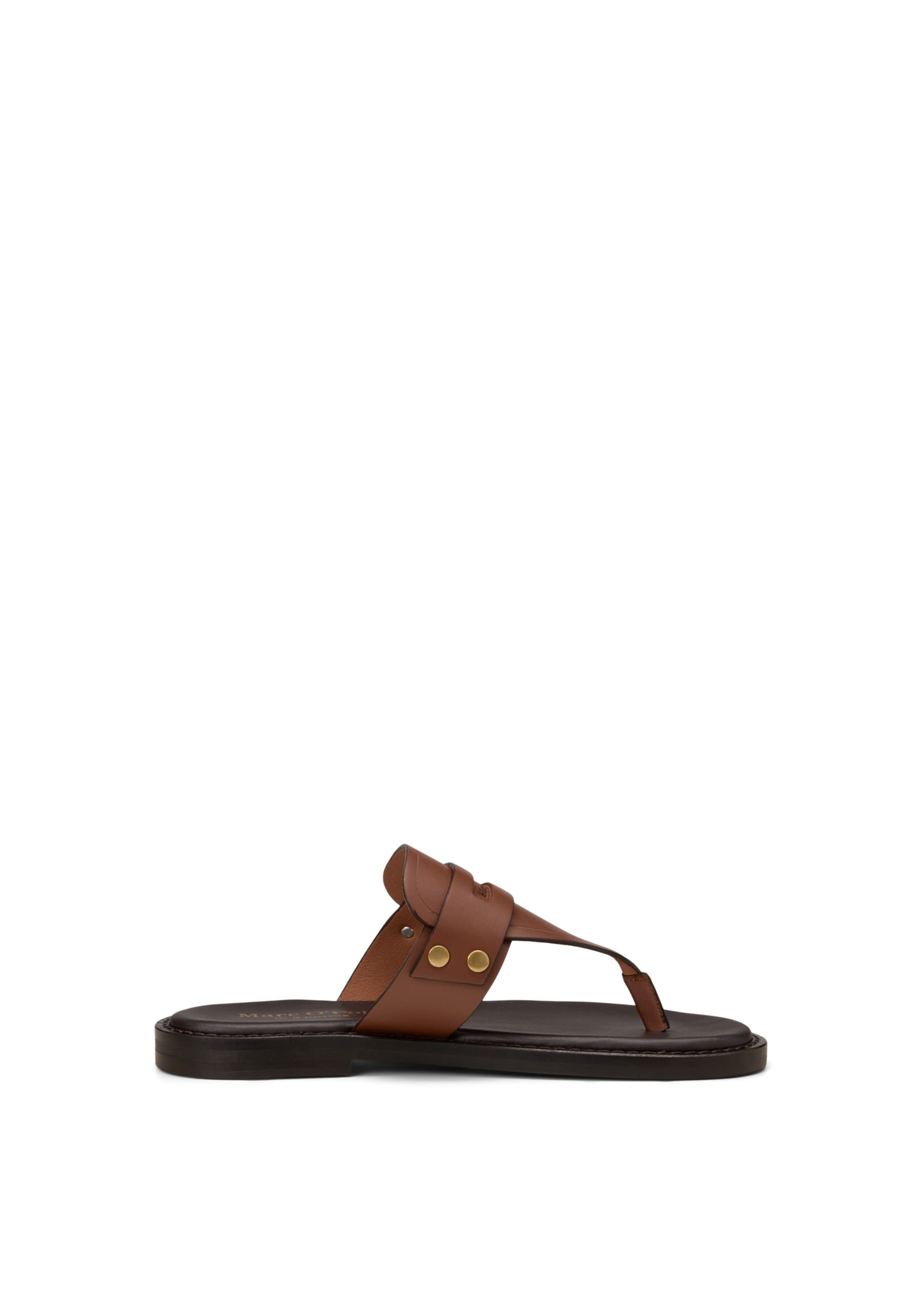 Marc O'Polo Teenslipper 'Stina' in Bruin