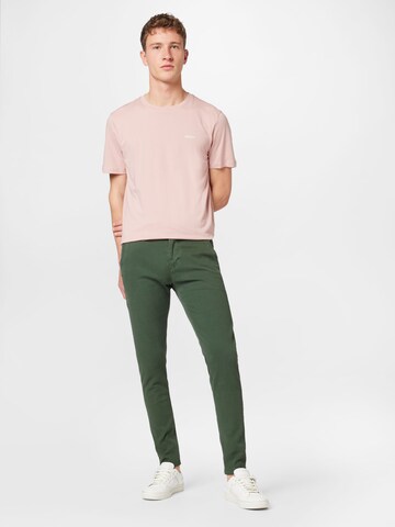 BOSS Orange Regularen Chino hlače 'Taber' | zelena barva