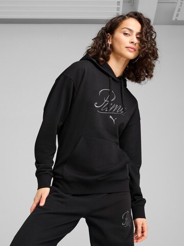 PUMA Sports sweatshirt 'Ess' in Black: front