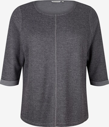 Tom Tailor Women + Sweatshirt in Grau: predná strana