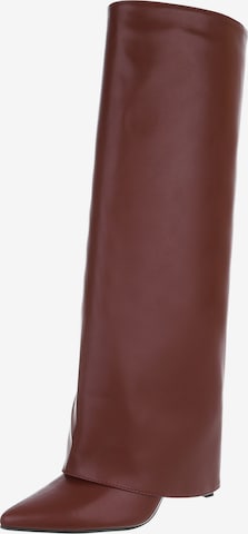 Ital-Design Stiefel in Rot: Vorderseite