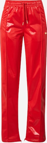 Regular Pantalon à plis 'Firebird' ADIDAS ORIGINALS en rouge : devant