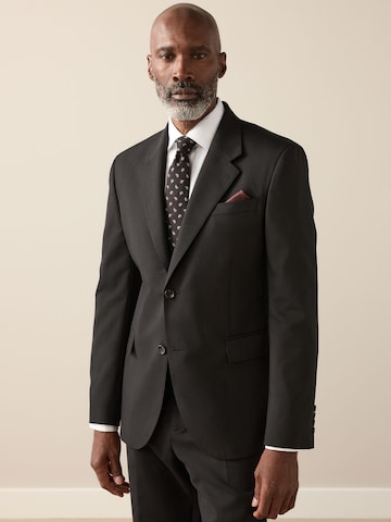 Coupe regular Veste de costume Next en noir : devant