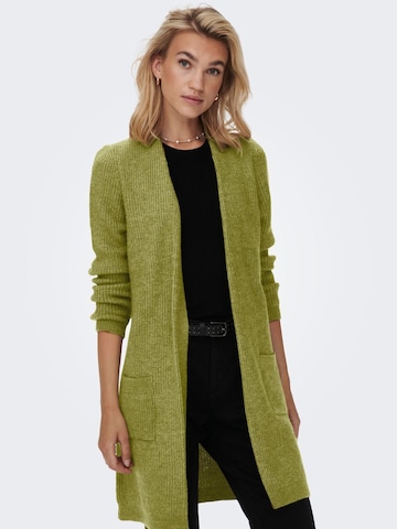 ONLY Knit Cardigan in Green: front