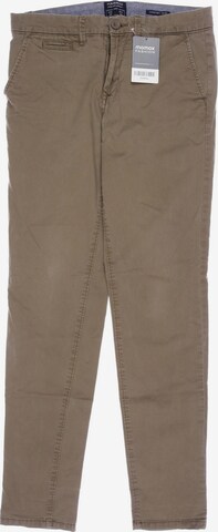 Pull&Bear Pants in XXXL in Brown: front
