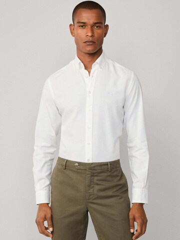 Hackett London Regular Fit Hemd 'Ess' in Weiß: Vorderseite