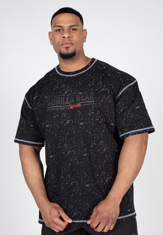 Gorilla Wear Shirt 'Saginaw' in Zwart: voorkant