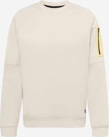 Hurley Sport sweatshirt 'EVERS' i beige: framsida