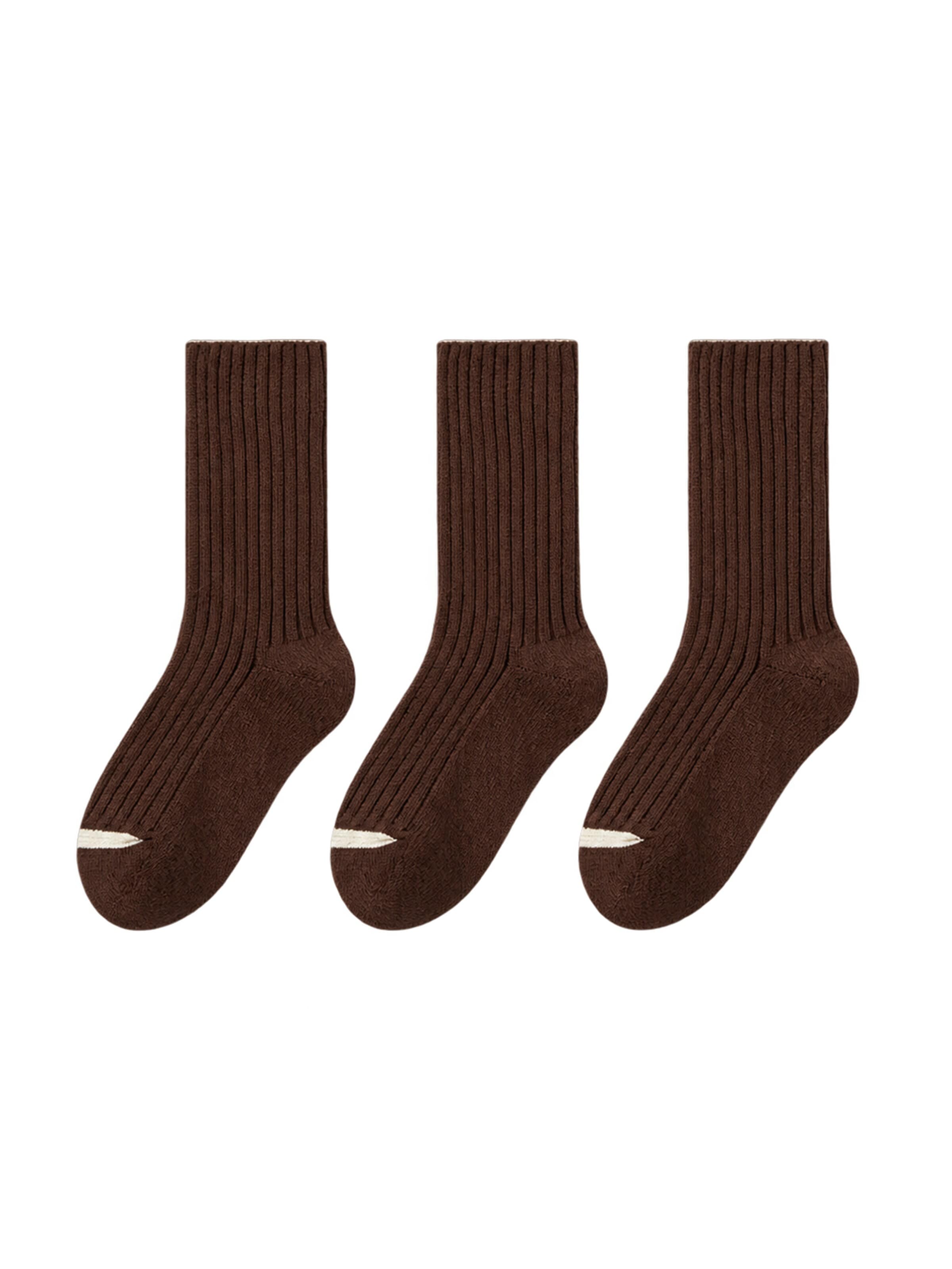 Millo Socks 'Cosy Steps Kids' in Brown: front