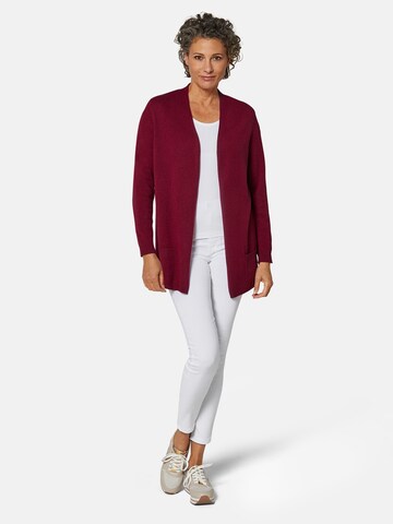 Goldner Knit Cardigan in Red