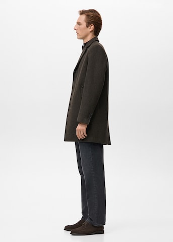 MANGO MAN Between-Seasons Coat 'Hake' in Brown