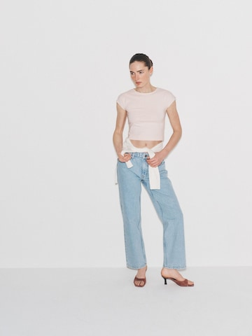 T-shirt The Set en beige : devant