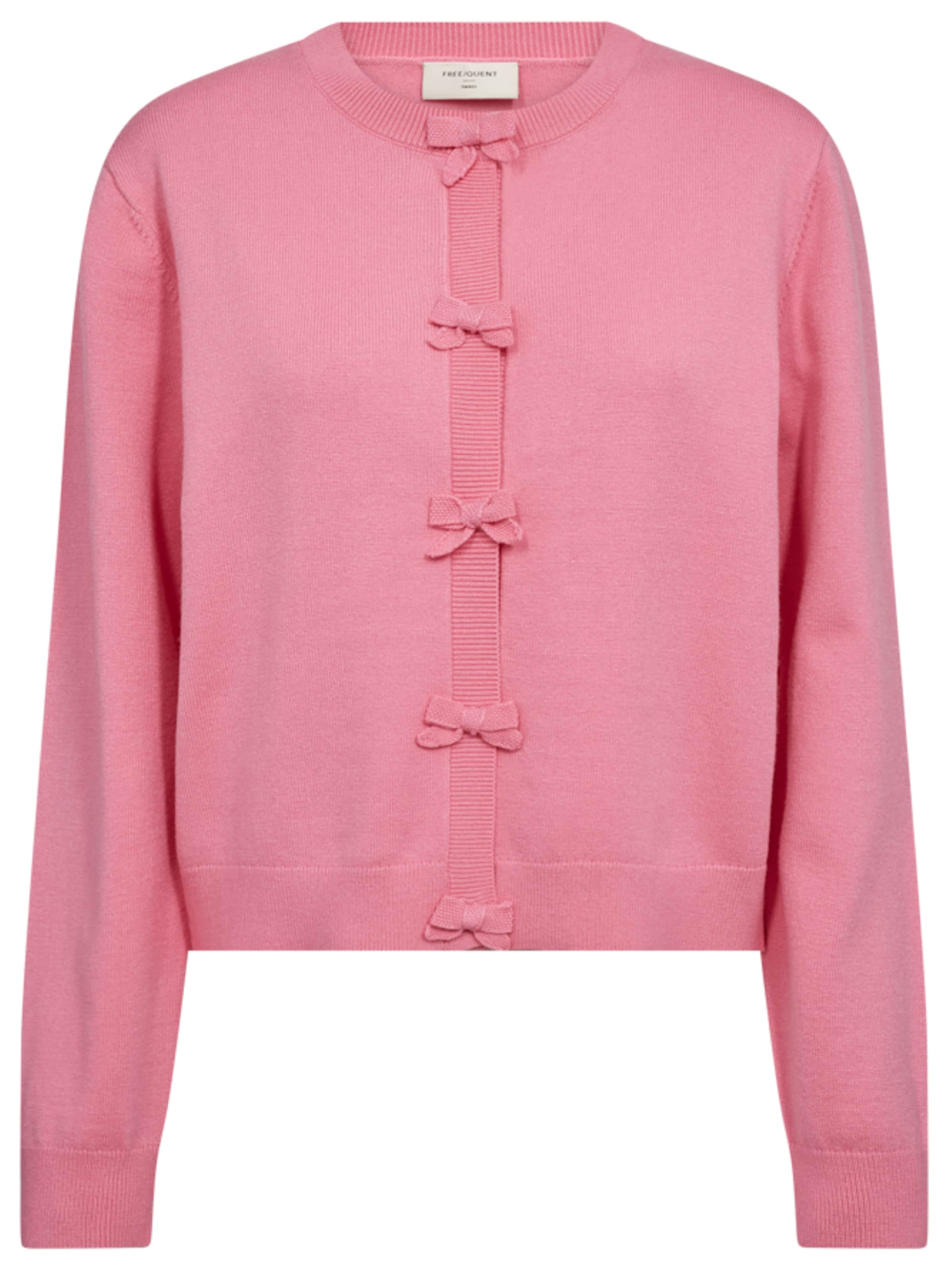 Freequent Knit cardigan 'FQTessa roze' in Pink: front