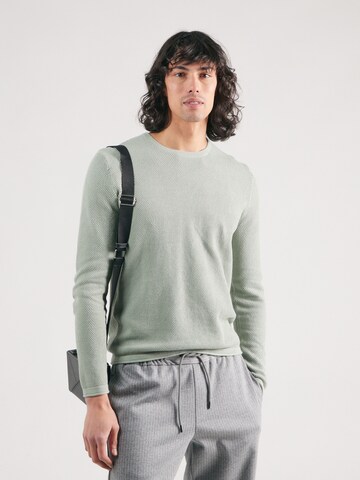 Only & Sons Regular fit Trui 'ONSPANTER' in Groen: voorkant