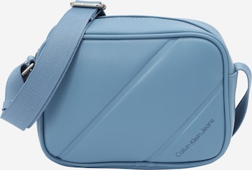 Calvin Klein Jeans Schoudertas in Blauw: voorkant