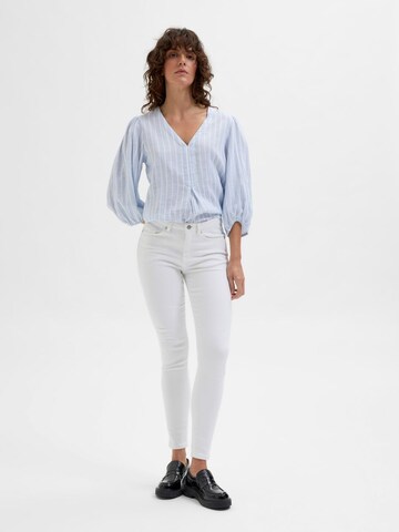 SELECTED FEMME Skinny Jeans in Weiß