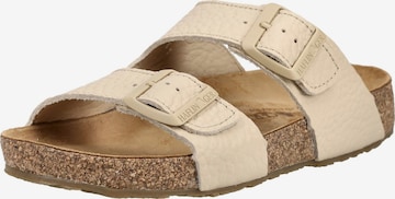 Mule HAFLINGER en beige : devant