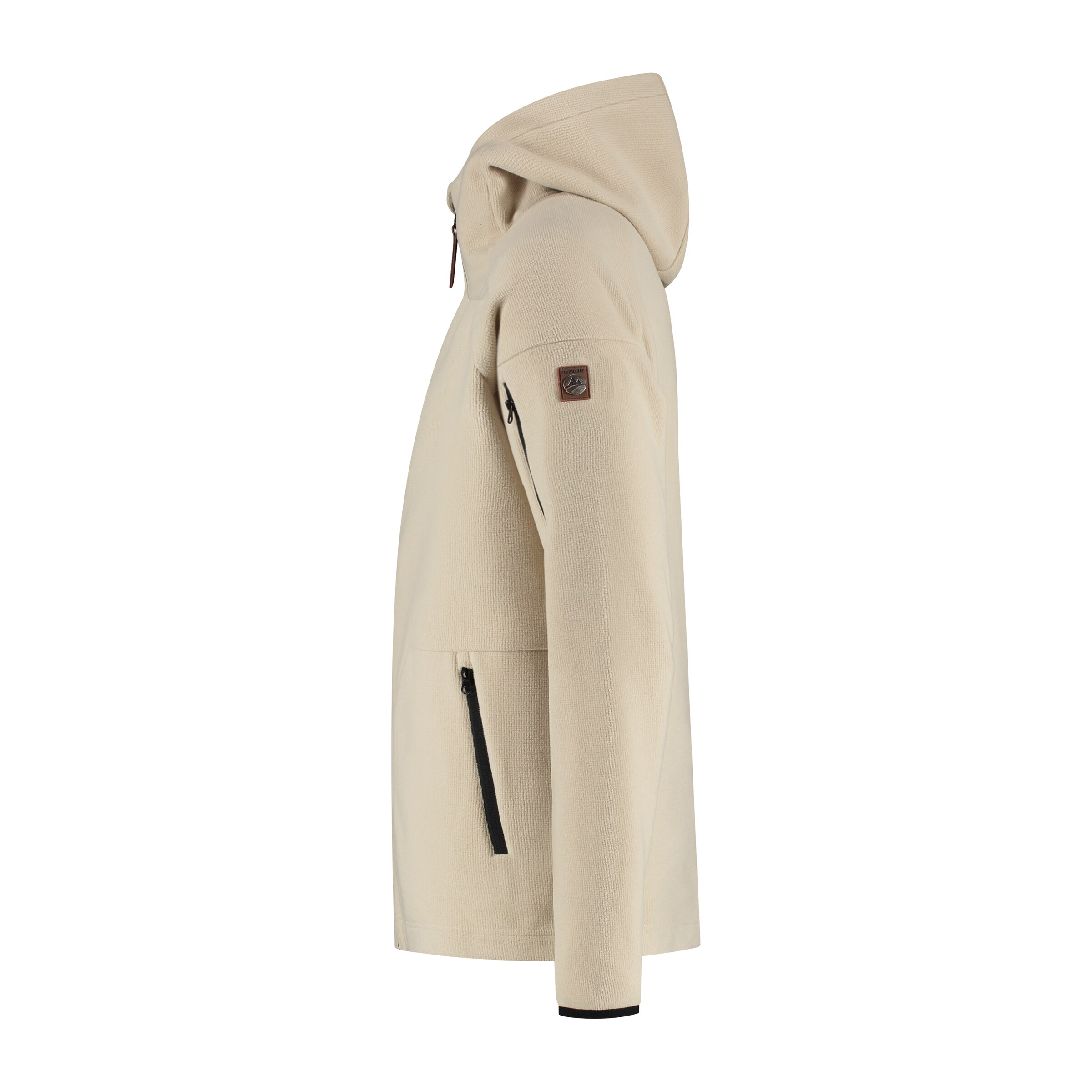 Travelin Fleecejakke 'Bjorn' i beige