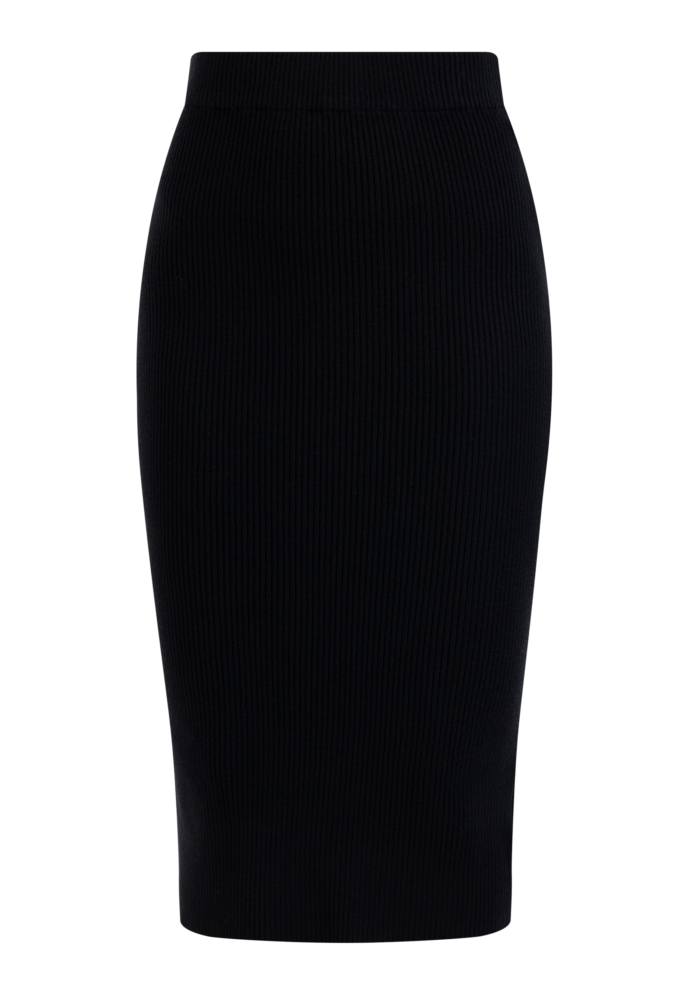 Jupe faina en noir : devant