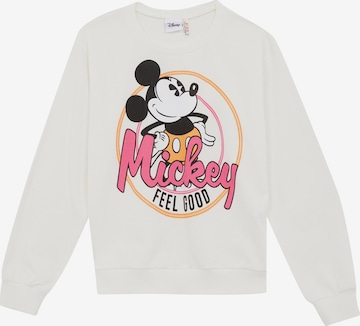 DeFacto Sweatshirt 'Mickey & Minnie' in Beige: front