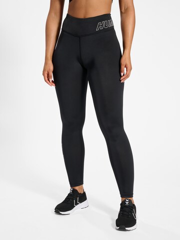 Hummel Skinny Sportbroek 'Apex' in Zwart: voorkant