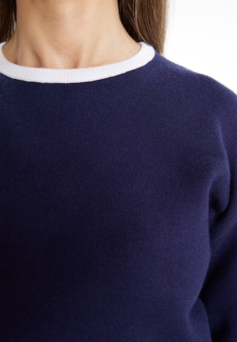 usha BLACK LABEL Sweater 'Nowles' in Blue