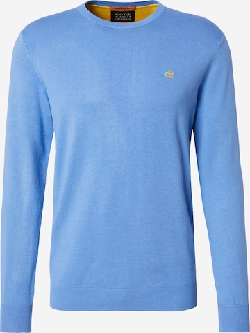 SCOTCH & SODAPulover 'Seasonal Core' - plava boja: prednji dio