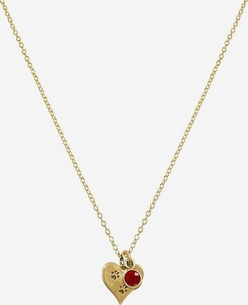 Gemshine Necklace 'Herz Pfotenabdruck' in Gold