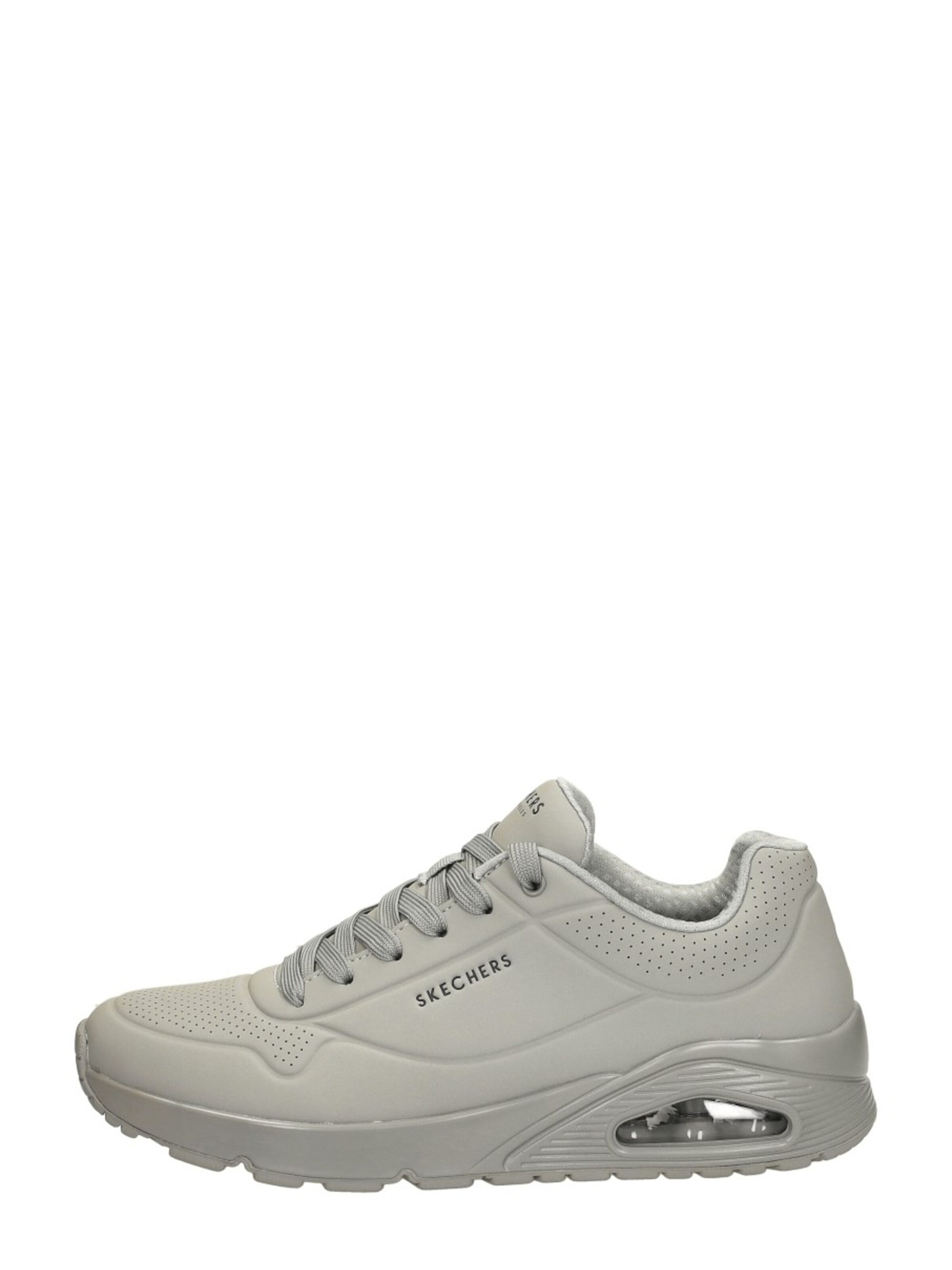 SKECHERS Sneakers laag 'Uno - Stand On Air' in Grijs: voorkant
