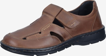 Comfortabel Classic Flats in Brown: front