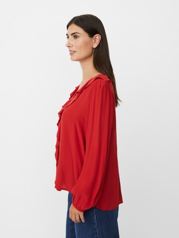 Chemisier Masai en rouge