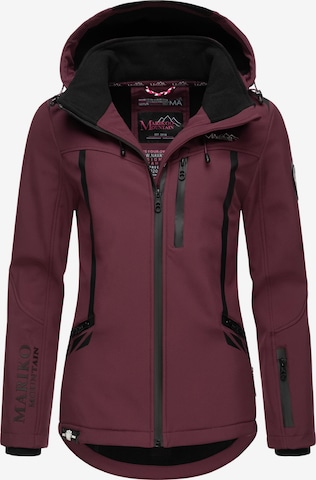 MARIKOO Winter Jacket in Red: front