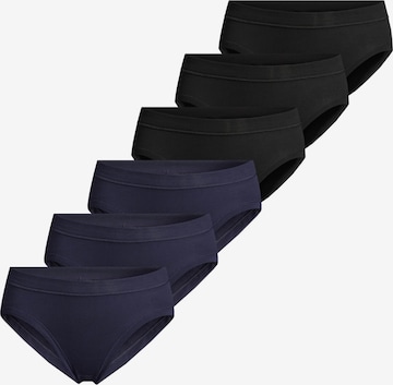 CON-TA Slip 'Feinripp' in Blue: front