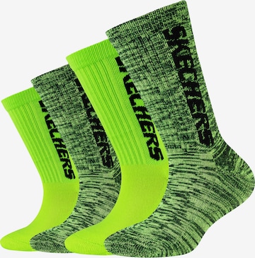 SKECHERS Socks 'Cushioned' in Green: front
