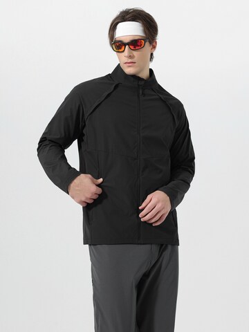 YOUTHUP Athletic Jacket 'Komfort' in Black