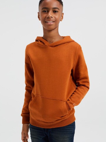 WE Fashion Суичър в кафяво: отпред