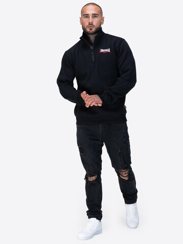 LONSDALE Sweatshirt 'GRYFFIDAM' in Black