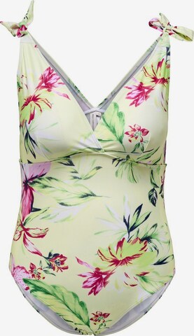 ONLY Carmakoma Swimsuit in Green: front