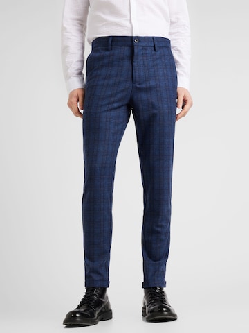 Lindbergh Дънки Tapered Leg Панталон Chino в синьо: отпред