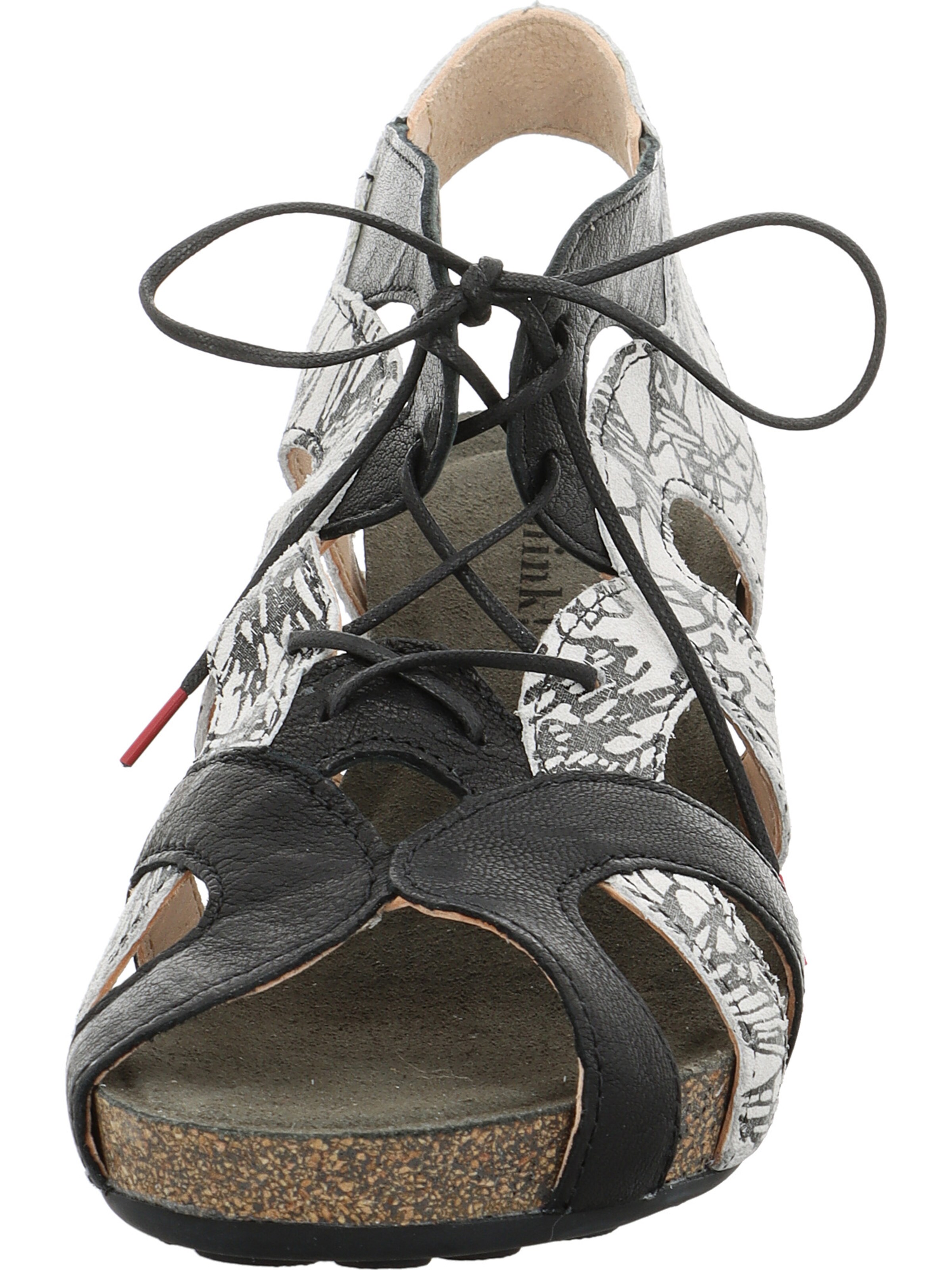 THINK! Sandale 'Traudi' in Schwarz