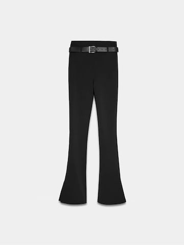 Flared Pantaloni di Dilvin in nero: frontale