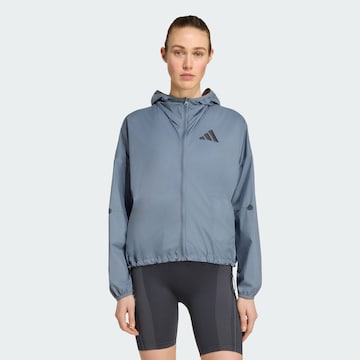 ADIDAS PERFORMANCE - Chaqueta deportiva 'Adizero Blaze' en gris: frente
