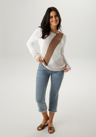 Aniston SELECTED Sweater in White