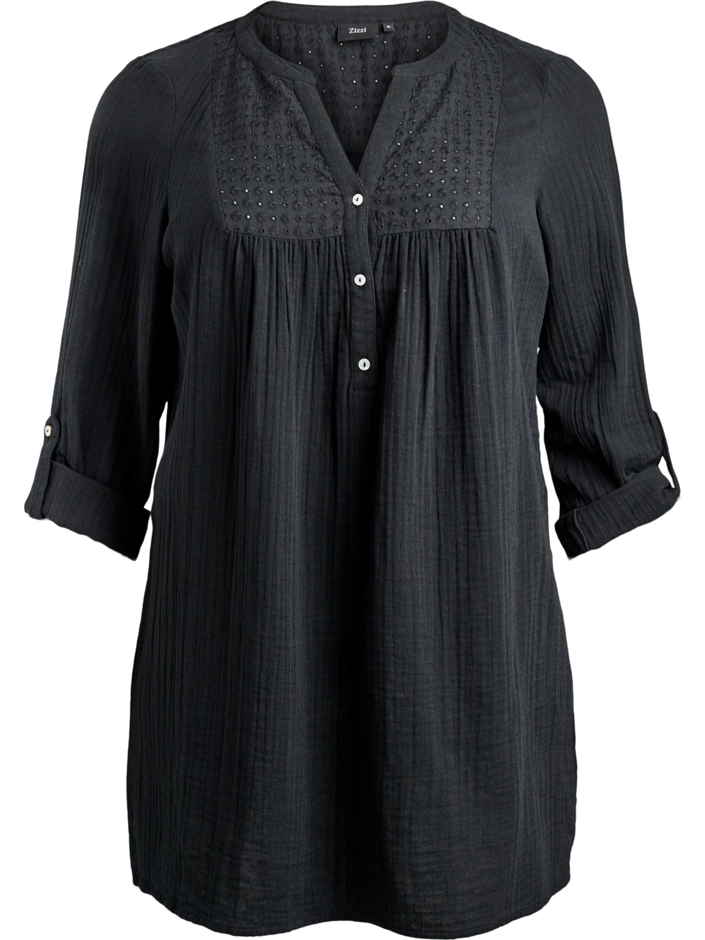 Zizzi Tunika 'Cavivu' – černá: přední strana
