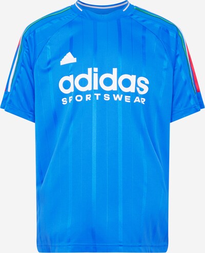 ADIDAS SPORTSWEAR T-Shirt fonctionnel 'TIRO NTPK' en bleu / vert / rouge / blanc, Vue avec produit
