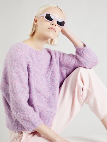 Lollys Laundry Pullover 'Tortuga' in Lila