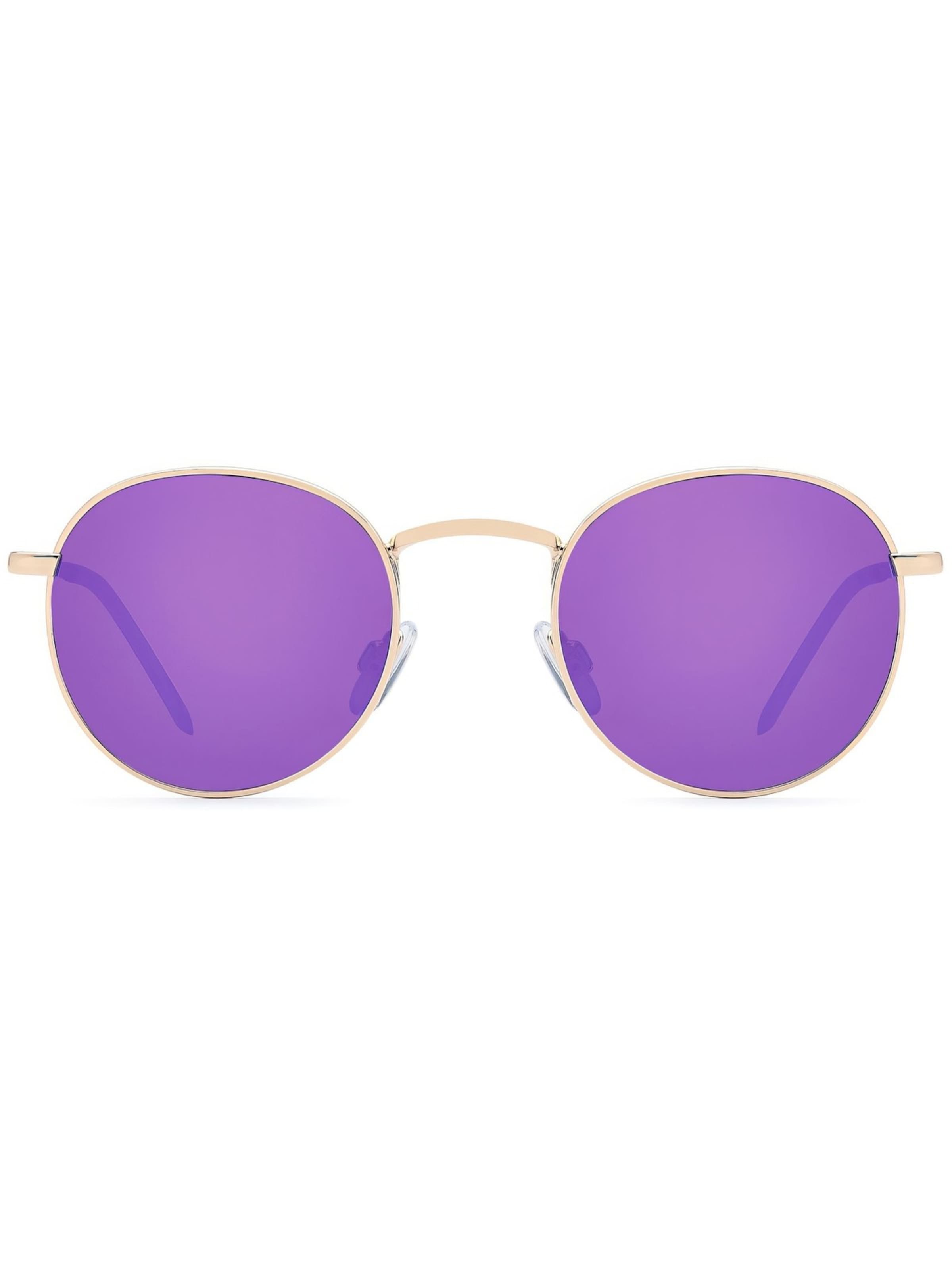styleBREAKER Sonnenbrille 'Sonnenbrille Pantobrille rund'‌ in Lila