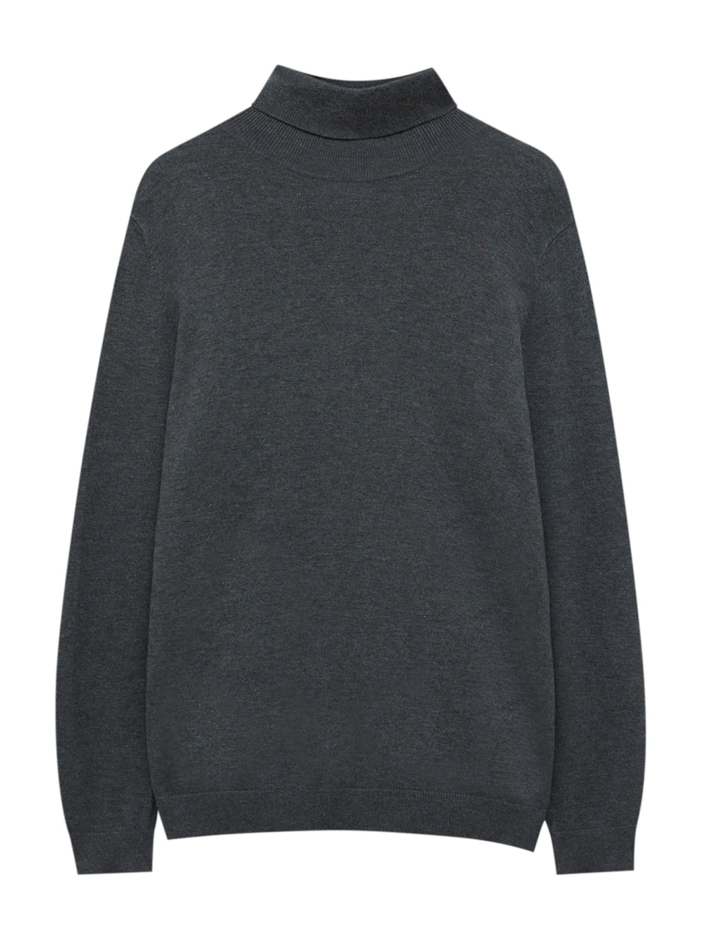 Pull-over Pull&Bear en gris : devant